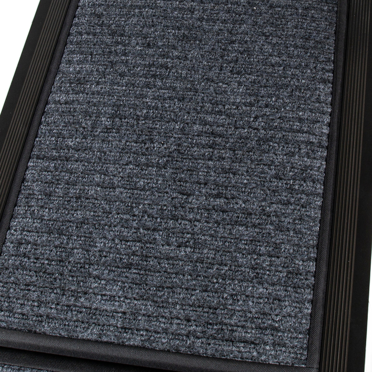 Close-up of the car ramp rug surface